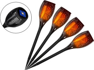 Blow 67-498# Lampa solarna led pochodnia 4szt 1