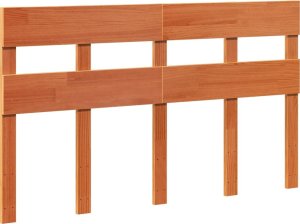 vidaXL vidaXL Rama łóżka bez materaca, woskowy brąz, 160x200 cm, lita sosna 5