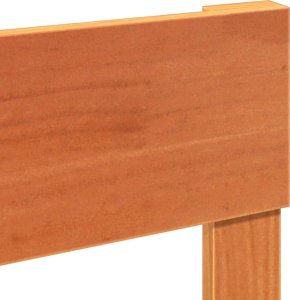 vidaXL vidaXL Rama łóżka bez materaca, woskowy brąz, 160x200 cm, lita sosna 10