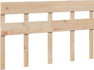 vidaXL vidaXL Rama łóżka bez materaca, 160x200 cm, lite drewno sosnowe 5