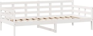 vidaXL vidaXL Łóżko dzienne z szufladami, białe, 80x200 cm, drewno sosnowe 7