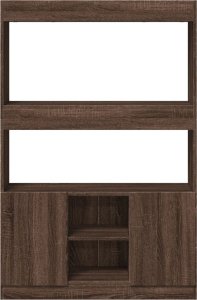 vidaXL vidaXL Kredens, brązowy dąb, 92x33x140 cm, materiał drewnopochodny 5