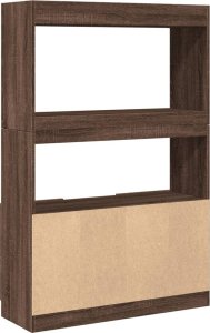 vidaXL vidaXL Kredens, brązowy dąb, 92x33x140 cm, materiał drewnopochodny 7