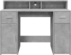 Biurko vidaXL Szare 120 cm x 55 cm 6