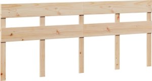 vidaXL Rama łóżka bez materaca, 180x200 cm, lite drewno sosnowe 4