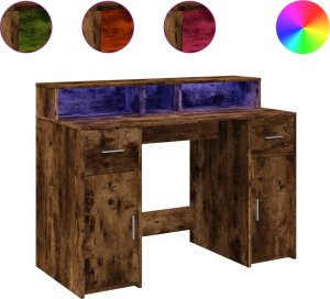 Biurko vidaXL Brązowe 120 cm x 55 cm 2