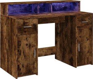 Biurko vidaXL Brązowe 120 cm x 55 cm 3