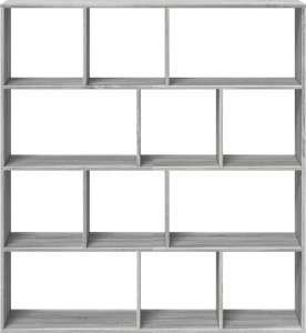 vidaXL vidaXL Regał, szary dąb sonoma, 132x29x141,5 cm 5