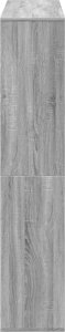 vidaXL vidaXL Regał, szary dąb sonoma, 132x29x141,5 cm 6