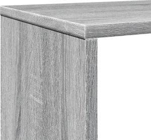 vidaXL vidaXL Regał, szary dąb sonoma, 132x29x141,5 cm 9