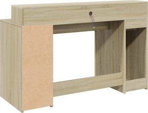 Biurko vidaXL Dąb Sonoma 140 cm x 55 cm 8