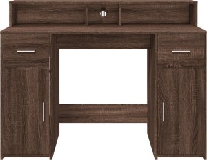 Biurko vidaXL Brązowe 120 cm x 55 cm 6