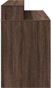 Biurko vidaXL Brązowe 120 cm x 55 cm 7