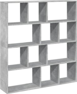vidaXL Regał, szarość betonu, 132x29x141,5 cm 2