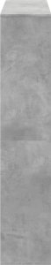 vidaXL Regał, szarość betonu, 132x29x141,5 cm 6