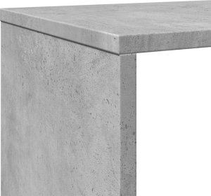 vidaXL Regał, szarość betonu, 132x29x141,5 cm 9