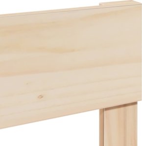 vidaXL vidaXL Rama łóżka bez materaca, 90x190 cm, lite drewno sosnowe 10
