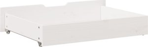 vidaXL vidaXL Szuflady pod łóżko, 2 szt., białe, 80x55x16 cm, drewno sosnowe 6