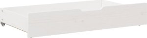 vidaXL vidaXL Szuflady pod łóżko, z kółkami, 2 szt, białe, 90x55x16 cm, sosna 4