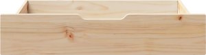 vidaXL vidaXL Szuflady pod łóżko, z kółkami, 2 szt., 85x55x16 cm, sosna 3