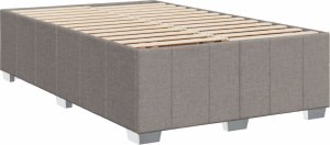 vidaXL vidaXL Rama łóżka, kolor taupe, 120x200 cm, obita tkaniną 3