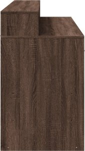 Biurko vidaXL Brązowe 140 cm x 55 cm 7