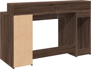 Biurko vidaXL Brązowe 140 cm x 55 cm 8