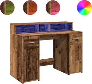 Biurko vidaXL Brązowe 120 cm x 55 cm 2