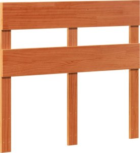 vidaXL vidaXL Rama łóżka bez materaca, woskowy brąz, 75x190 cm, sosnowa 6