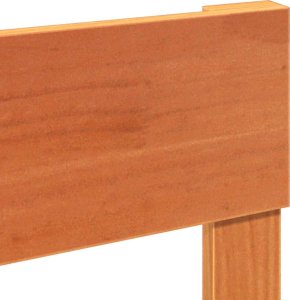 vidaXL vidaXL Rama łóżka bez materaca, woskowy brąz, 75x190 cm, sosnowa 10