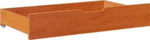 vidaXL vidaXL Szuflady pod łóżko, 2 szt, woskowy brąz, 90x55x16 cm, sosna 4