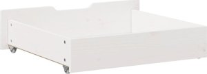 vidaXL vidaXL Szuflady pod łóżko, 2 szt., białe, 75x55x16 cm, drewno sosnowe 6