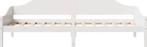 vidaXL Łóżko bez materaca, białe, 80x200 cm, lite drewno sosnowe 5