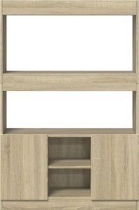 vidaXL Kredens, dąb sonoma, 92x33x140 cm 5