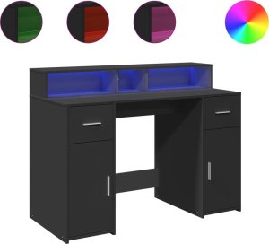 Biurko vidaXL Czarne 120 cm x 55 cm 2