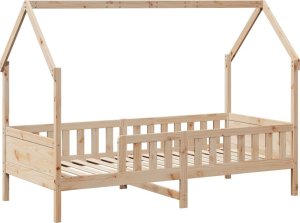 vidaXL vidaXL Rama łóżka dziecięcego z szufladami, 80x200 cm, sosnowa 5
