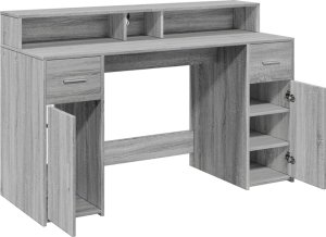 Biurko vidaXL Dąb Sonoma 140 cm x 55 cm 9