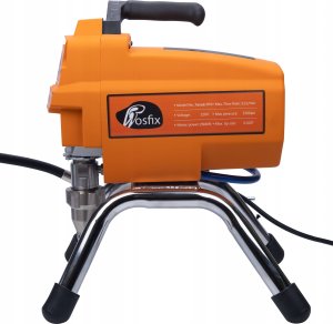 Rosfix AGREGAT MALARSKI HYDRODYNAMICZNY Z AKCESORIAMI 3000W + ZBIORNIK NA FARBE 6L 3