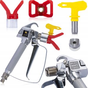 Rosfix AGREGAT MALARSKI HYDRODYNAMICZNY Z AKCESORIAMI 3000W + ZBIORNIK NA FARBE 6L 9