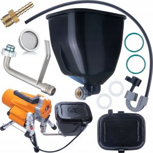 Rosfix PROFESJONALNY AGREGAT MALARSKI HYDRODYNAMICZNY 2200W + ZBIORNIK NA FARBE 6L 14