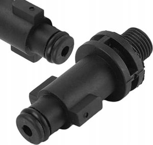 Rosfix Rosfix Pianownica S0401 1000ml do myjki ciśnieniowej G1/4F, dysza 1,23mm + Adapter / przejściówka do myjki ciśnieniowej Bosch - stary typ na G1/4"M (plastik) 13