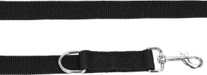 Springos Smycz treningowa, taśmowa dla psa, linka 10 m do 15 kg czarna UNIWERSALNY 5