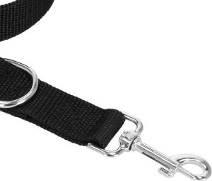 Springos Smycz treningowa, taśmowa dla psa, linka 10 m do 15 kg czarna UNIWERSALNY 6