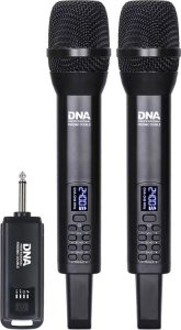 Mikrofon DNA 2x MIKROFONY BEZPRZEWODOWE 2x NADAJNIKI DORĘCZNE 2.4 GHz DO 30 METRÓW 2