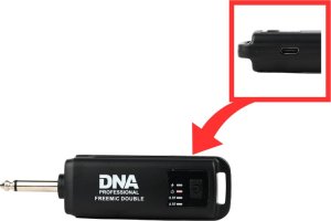 Mikrofon DNA 2x MIKROFONY BEZPRZEWODOWE 2x NADAJNIKI DORĘCZNE 2.4 GHz DO 30 METRÓW 5