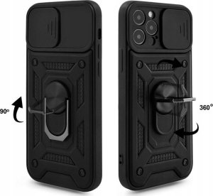 Hello Case Etui do Samsung Galaxy A55 5G (Czarne, Pancerne, Armor Case, Obudowa, Ring) 5