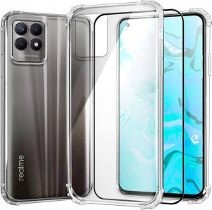 Hello Case ETUI PANCERNE DO REALME 8I | SILIKON ANTI SHOCK | CASE   SZKŁO HARTOWANE 9H 1