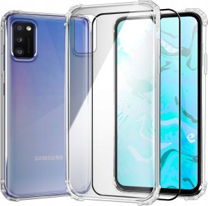 Hello Case ETUI PANCERNE DO SAMSUNG GALAXY A41 | SILIKON ANTI SHOCK | CASE   SZKŁO 9H 1