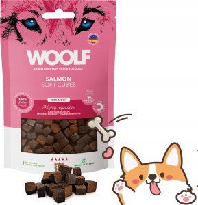 WOOLF  Przysmak dla psa Woolf Soft Cubes Salmon Monoprotein 100g 4