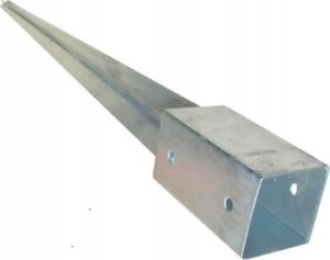 Prokmet Podstawa słupa wbijana. Solidna (szer 90 mm, dł 750 mm, gr 1.5 mm) 4